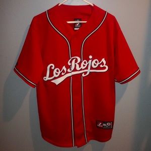 Authentic Cincinnati Red's Spanish Baseball Jersey